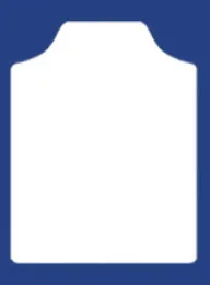Dawb txiav khaub ncaws ntim Cardboard Dawb Board Daim Ntawv Khaub Ncaws T-shirt Daim Ntawv Dawb Duplex Board Nrog Grey Rov Qab