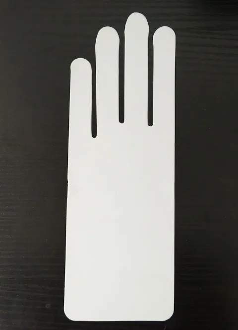 Free Cutting Gloves Lined Board Lined Dawb Blank White Board Glove Cardboard Dawb Duplex Board Nrog Grey Back
